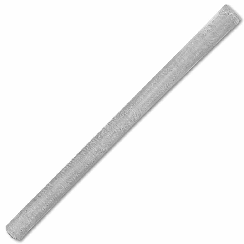 Aluminum Mesh Screen 39.4x196.9 Inch Silver V469948