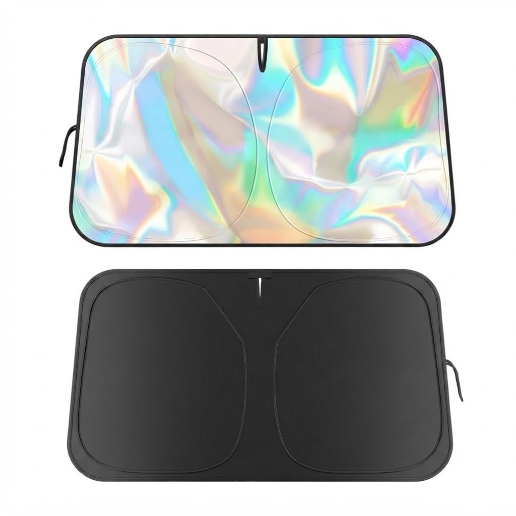 Front Window Sun Shade Foldable Reflective W763427