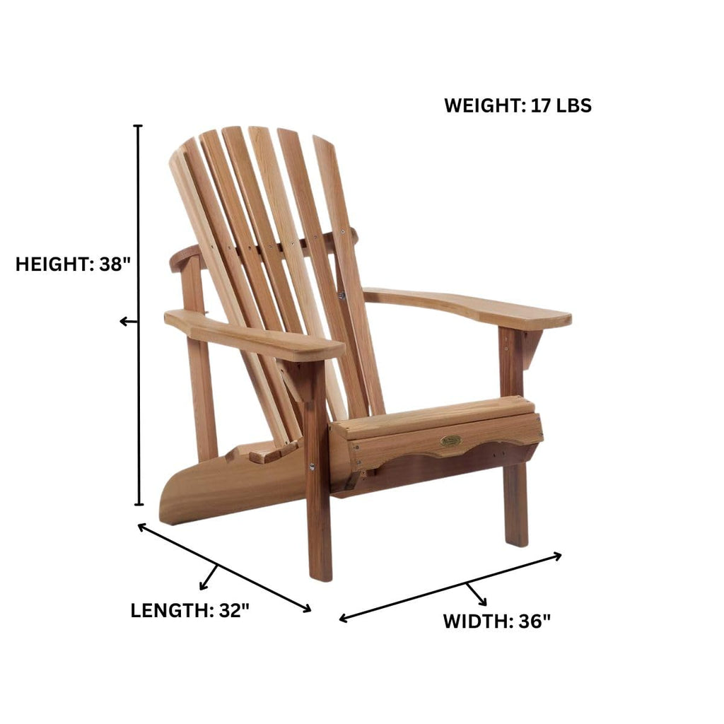 3-Piece Cedar Chair and Table Set A50243