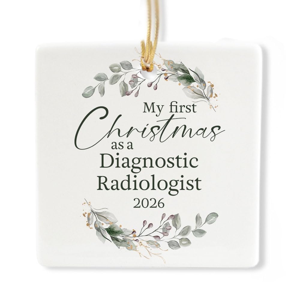 Ceramic 3-inch Square Ornament K6001