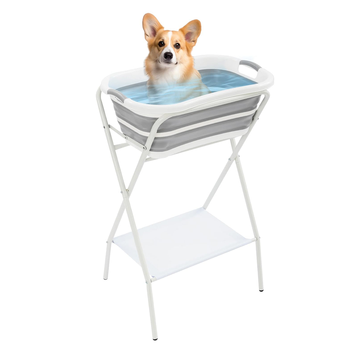Foldable 2 in 1 Pet Bathtub with Stand D3551