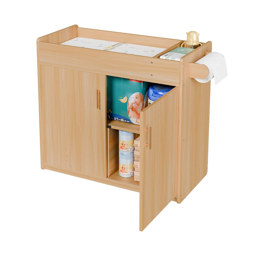 Daycare Changing Table with Storage & Changing Pad Z642769