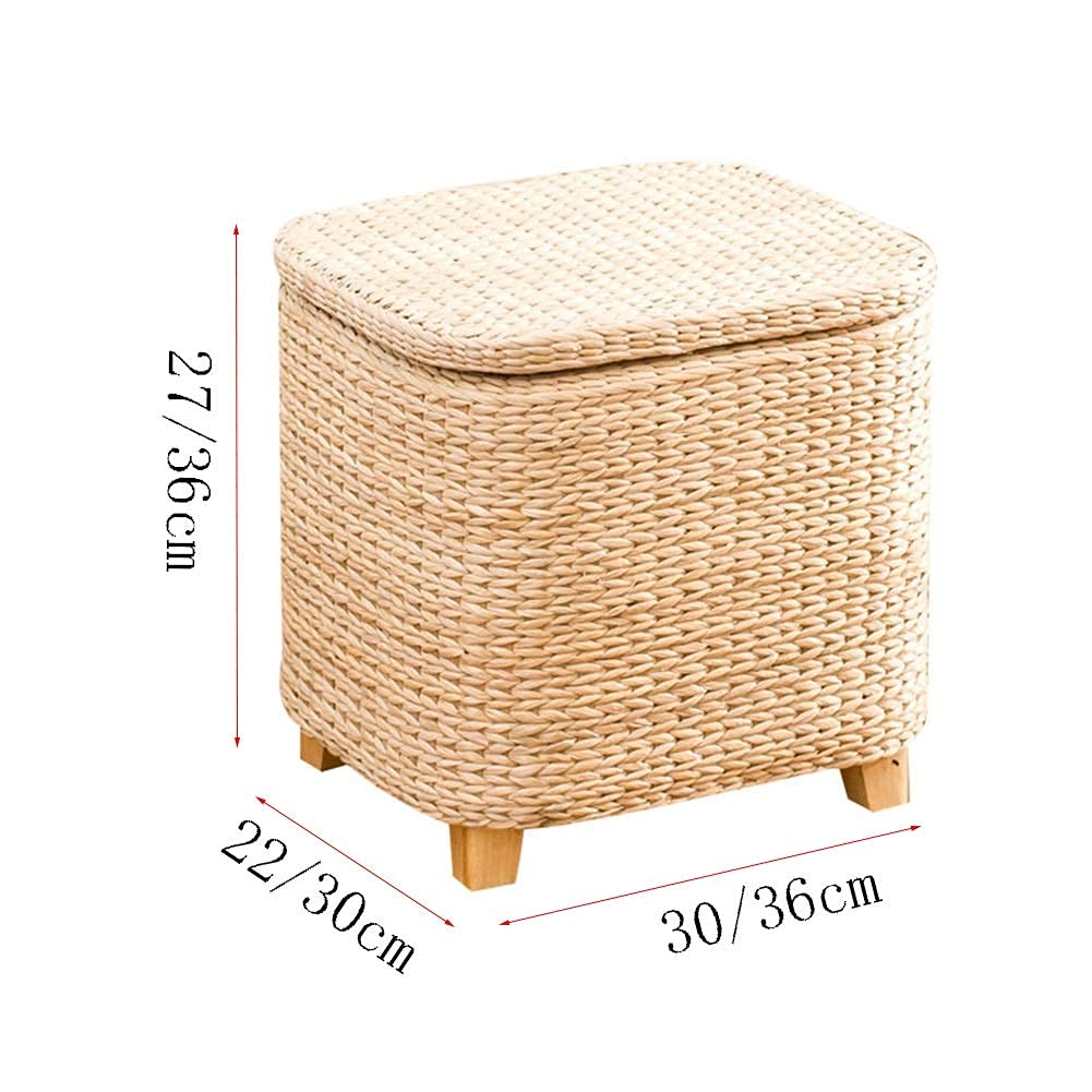 Square Woven Footstool S207