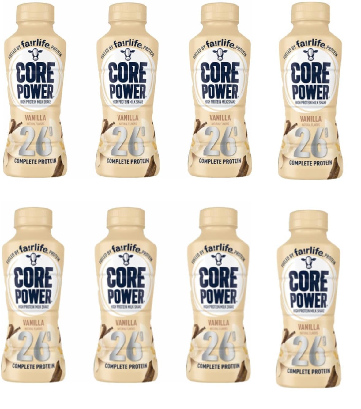 Vanilla 26 Gram Protein Shakes 8 Pack F7945