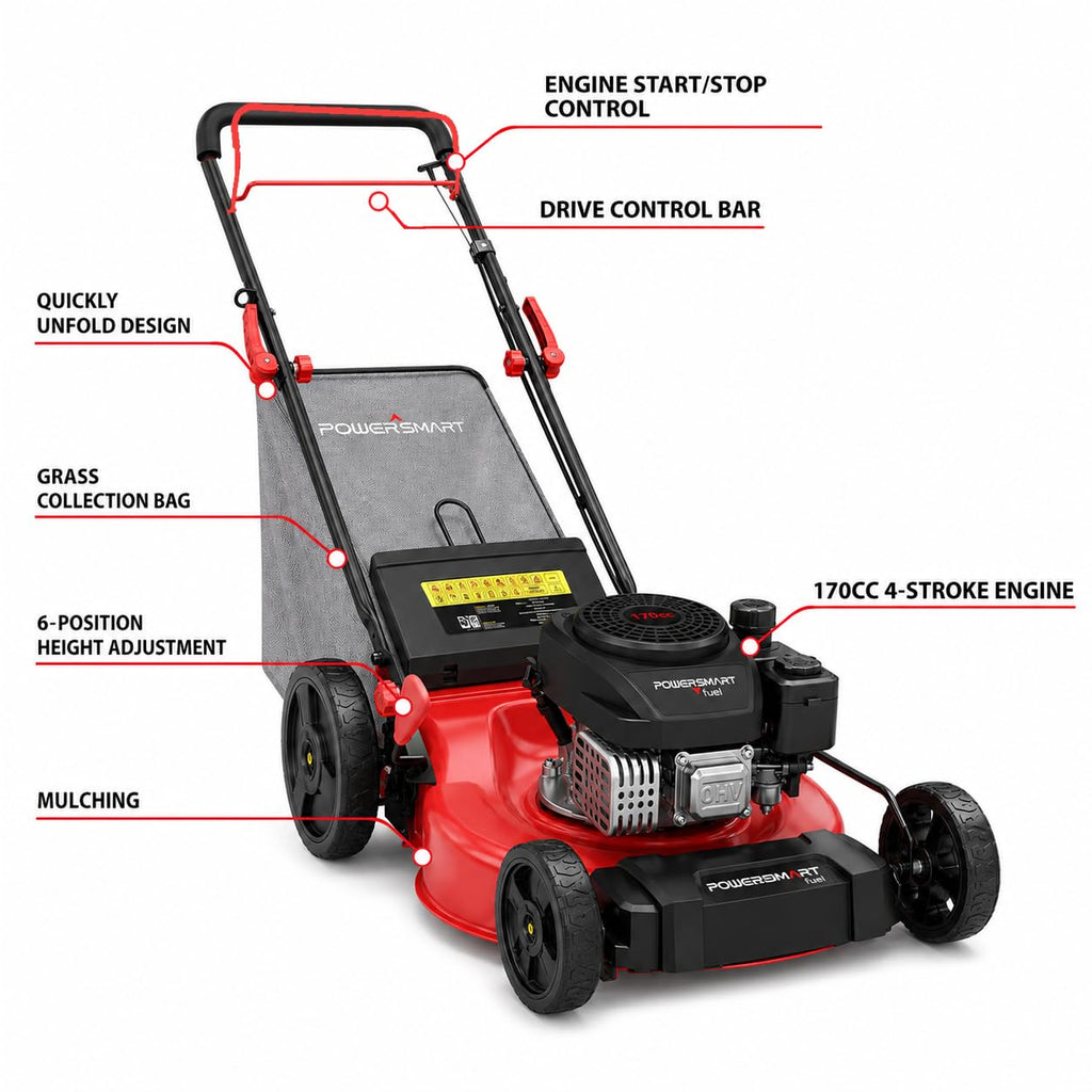 21" Gas Self-Propelled Lawn Mower X702