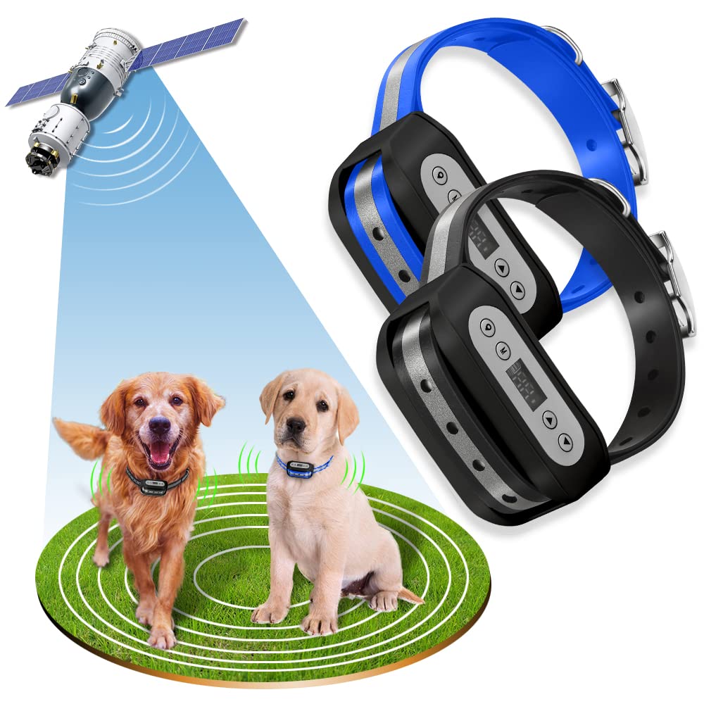 Wireless Dog Fence System with Waterproof Rechargeable Collar N268595