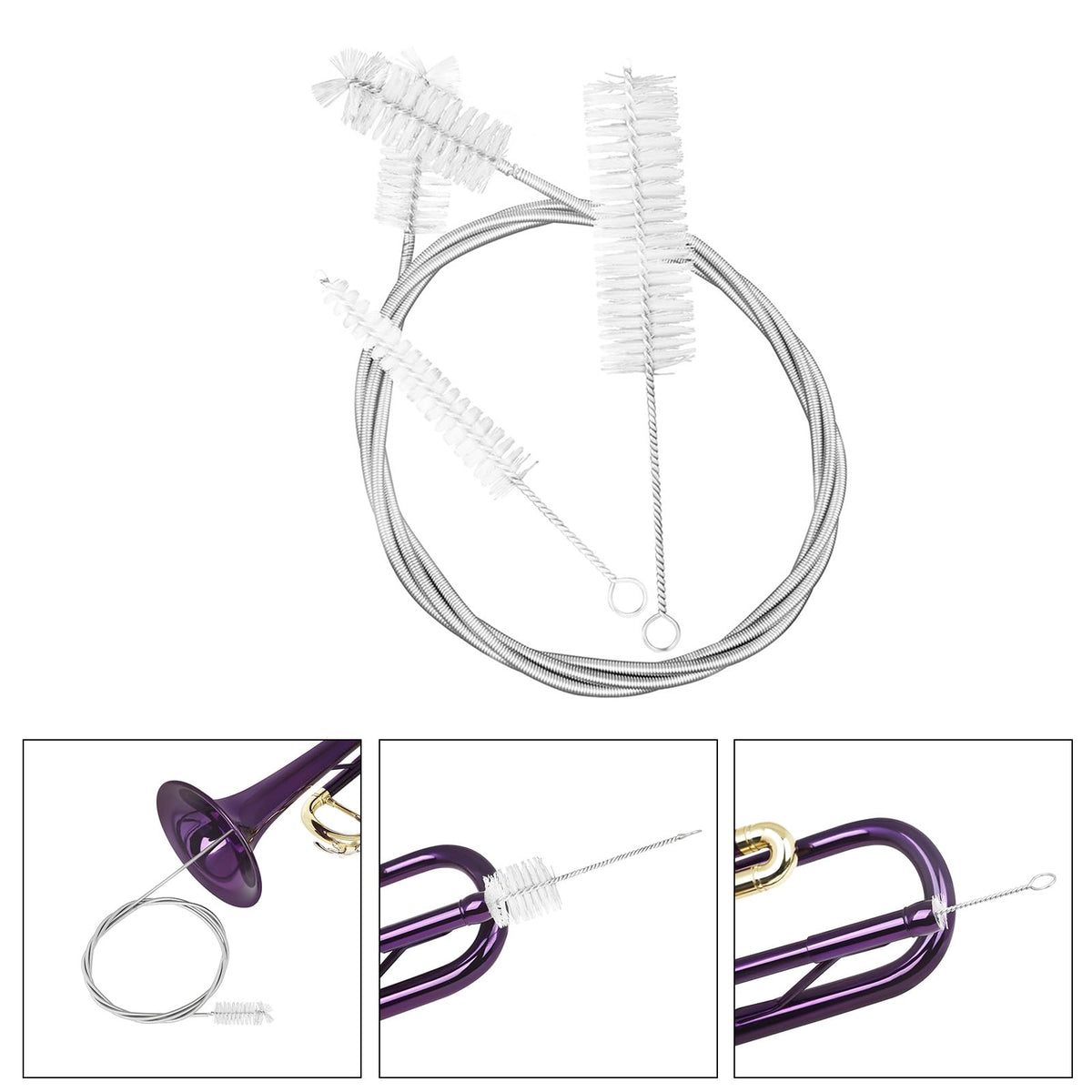 Trumpet Cleaning Kit 3Pcs D4752