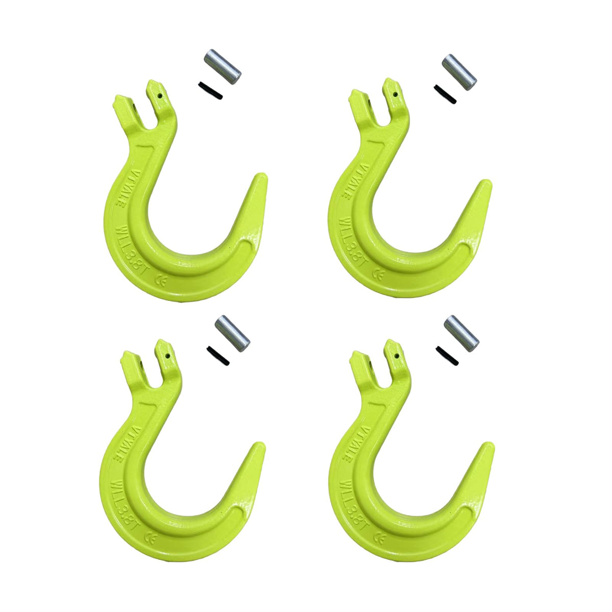 3/8" G80 Clevis Foundry Hook 4 Pack Q171