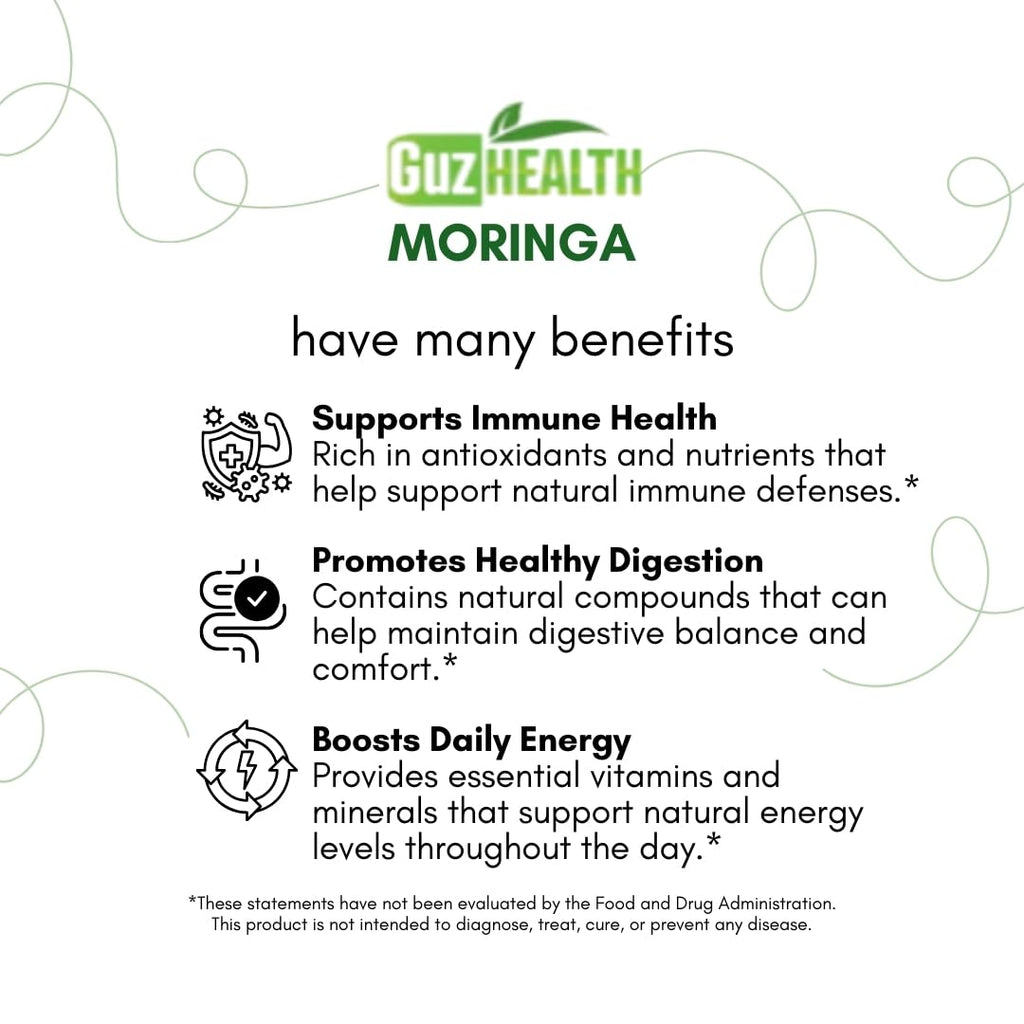 Moringa Oleifera 2000mg Capsules 120 Count X8229