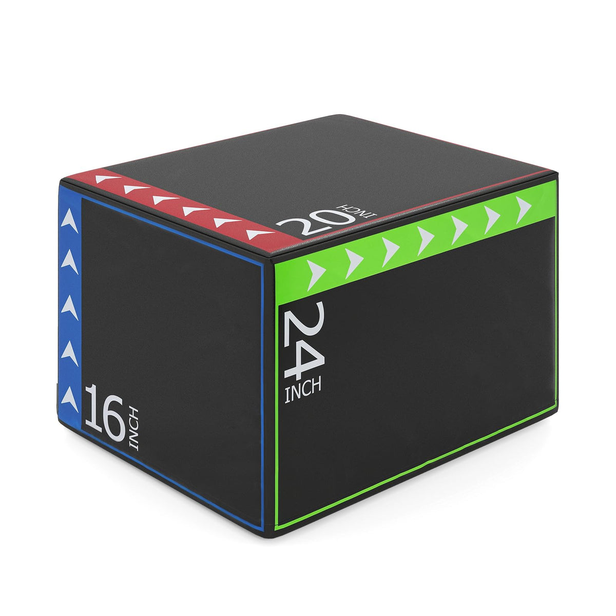 3 in 1 Plyometric Jump Box with Non-Slip PU Cover R3825