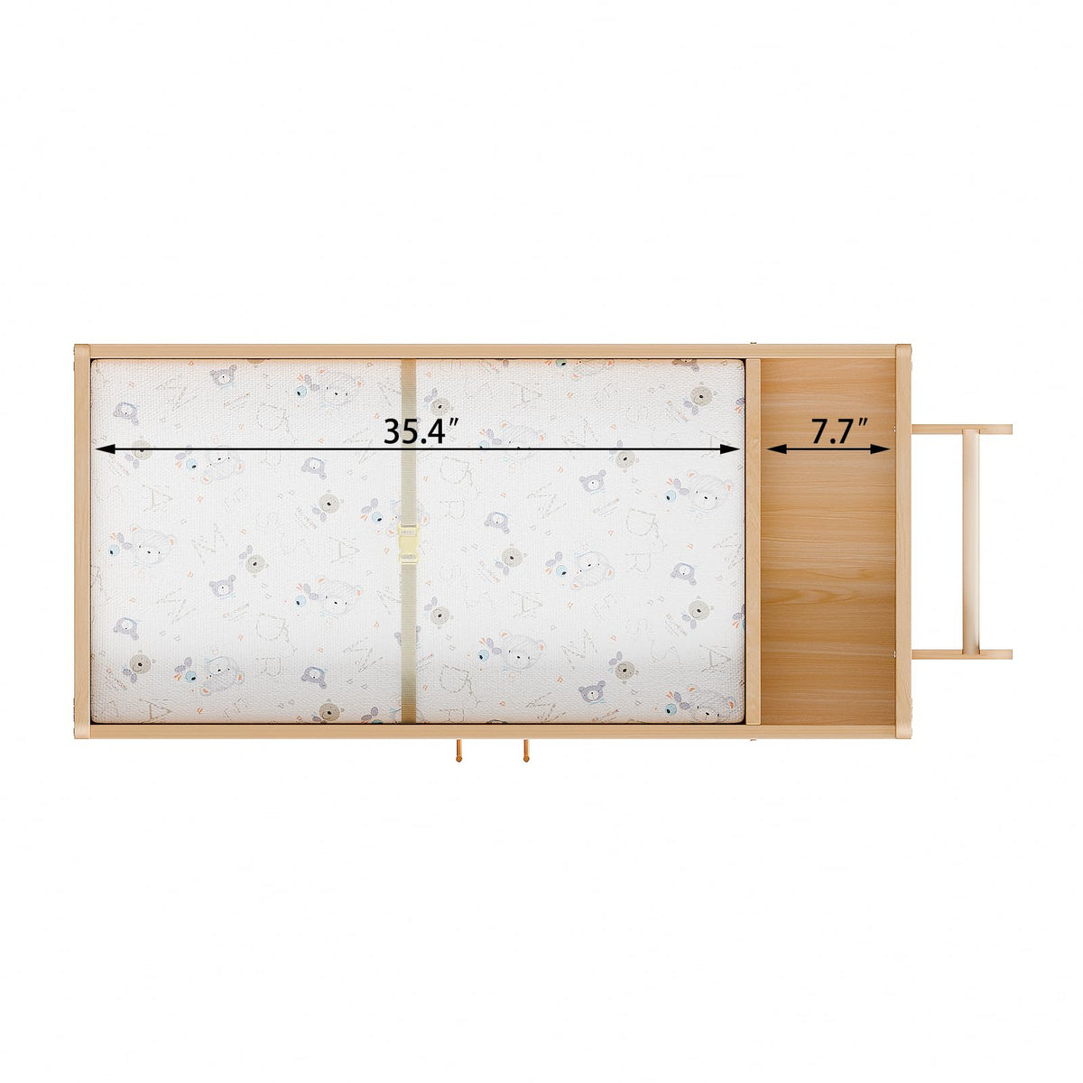 Daycare Changing Table with Storage & Changing Pad Z642769