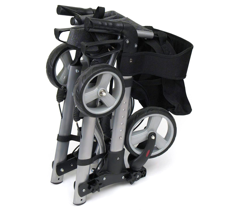 Adjustable Rollator with Seat and Backrest A456