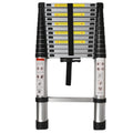 14.5 FT Aluminum Telescoping Ladder 330LB Capacity K532107