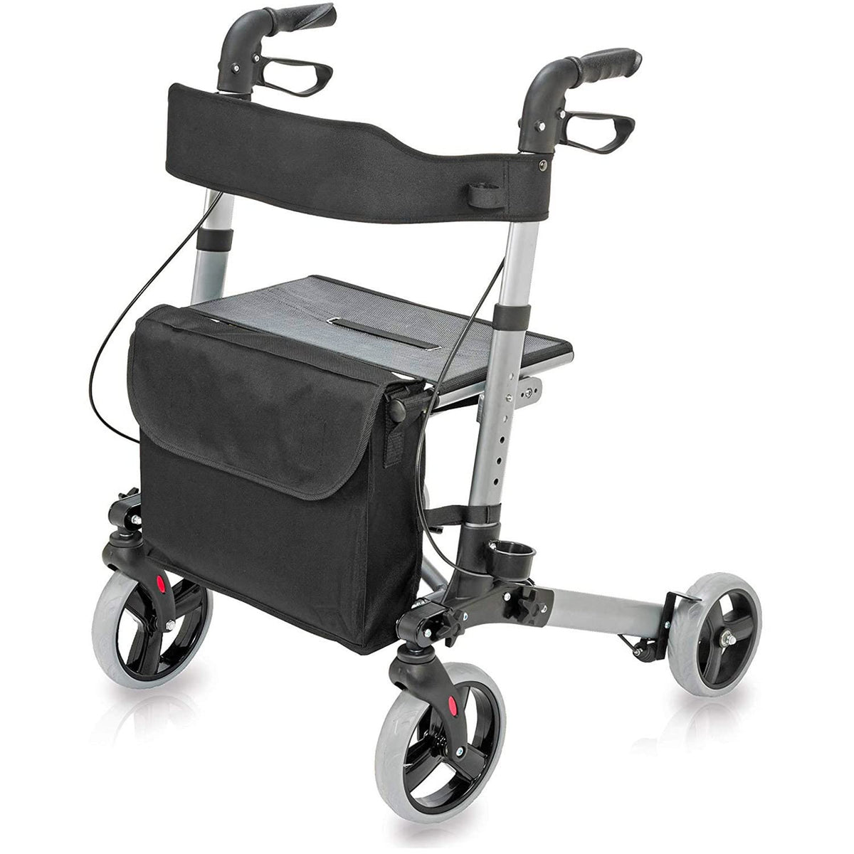 Adjustable Rollator with Seat and Backrest A456