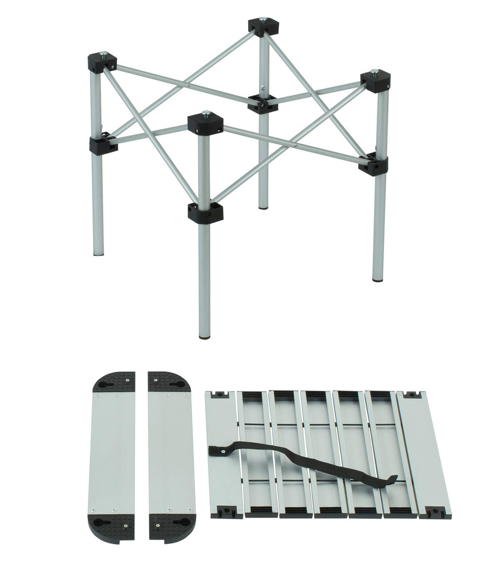 Lightweight Aluminum Folding Square Table C7846