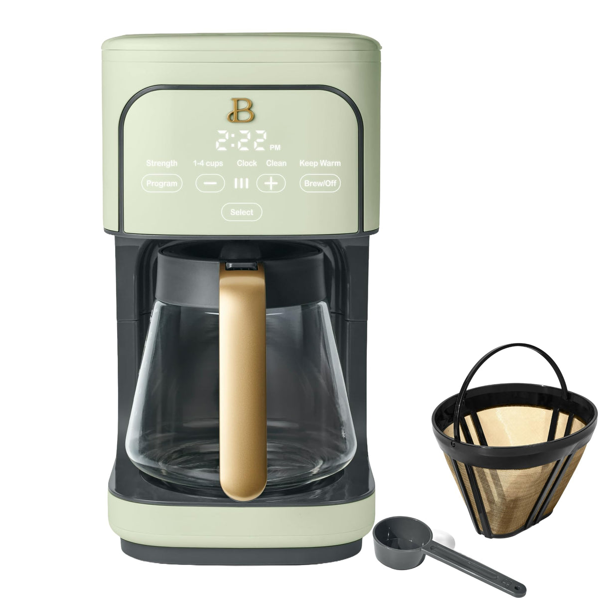 12 Cup Programmable Drip Coffee Maker with Glass Carafe A1987
