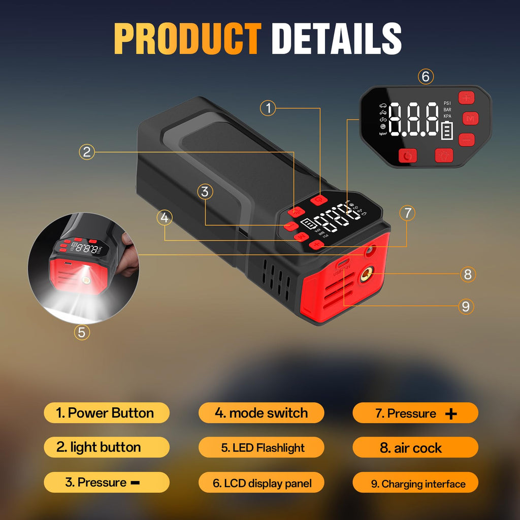 Portable Air Compressor 150PSI H2040