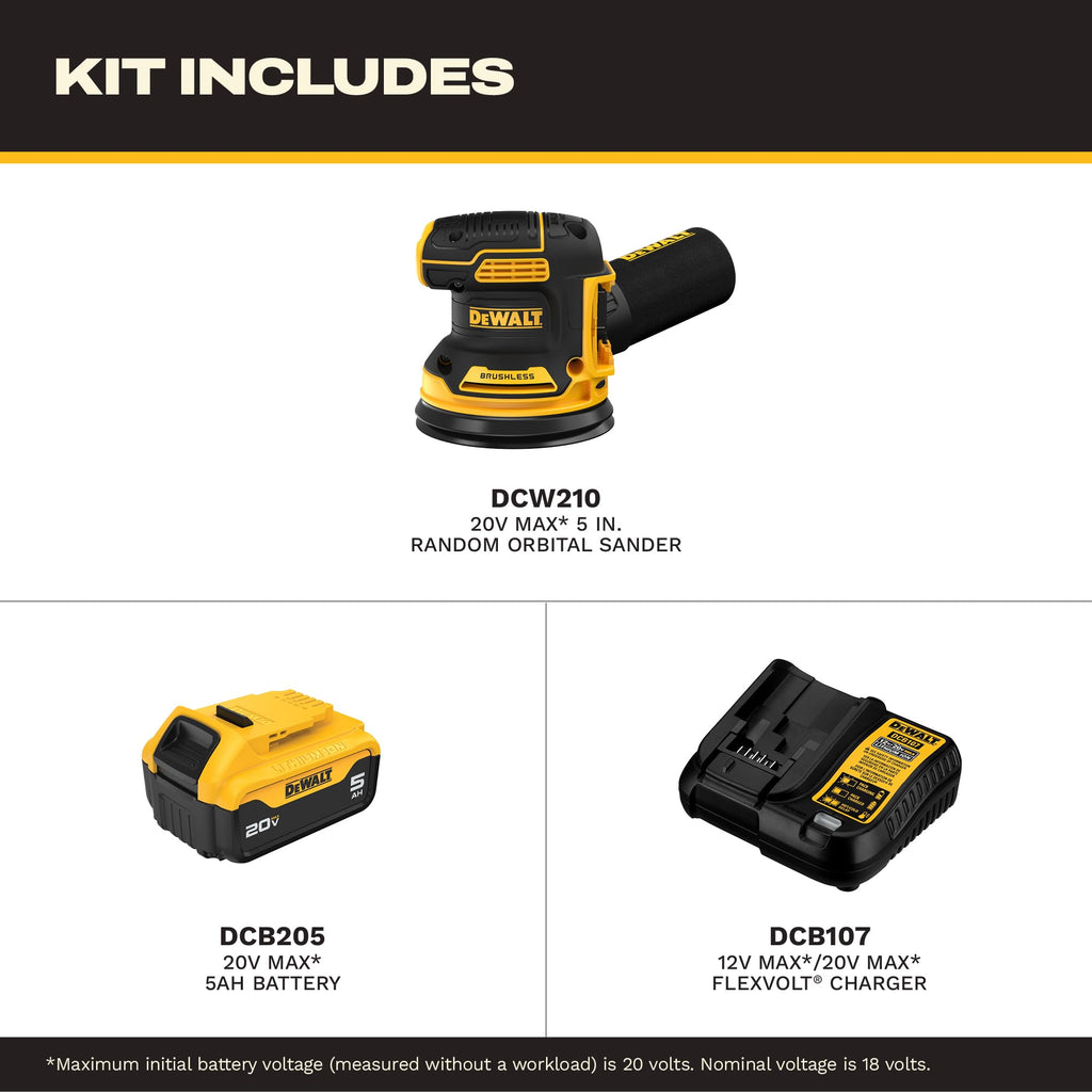 20V MAX Random Orbital Sander Kit X873858