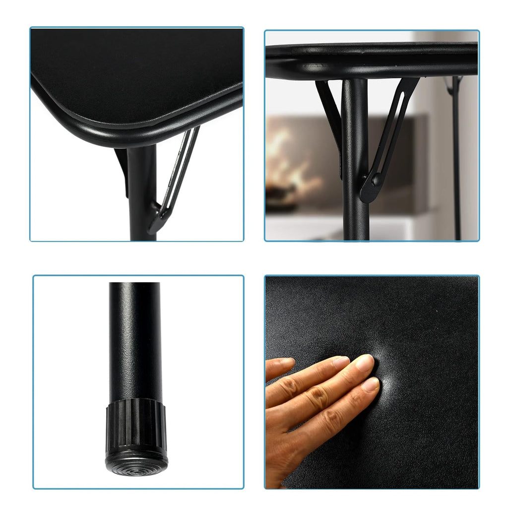 Black Folding Card Table S87362