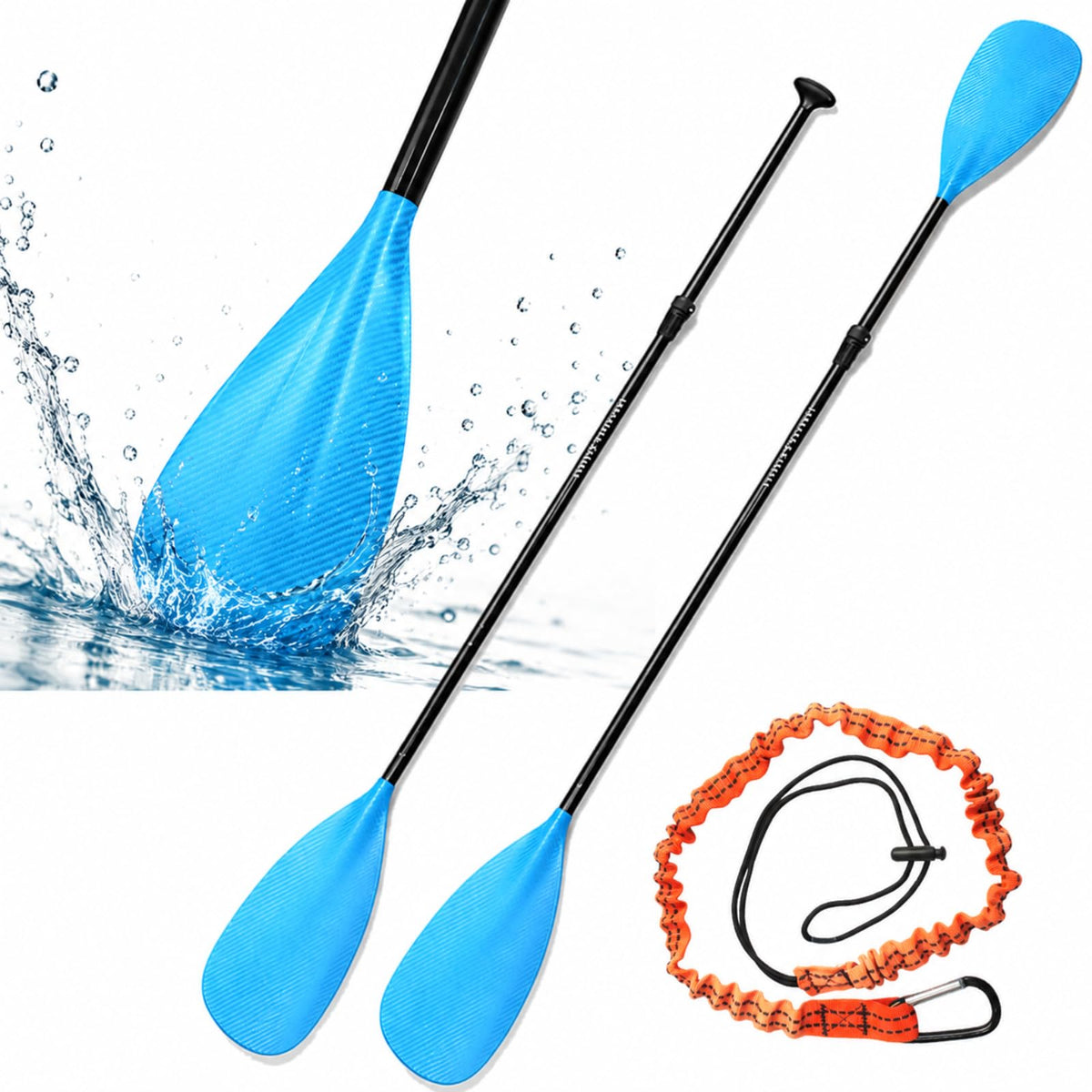 Adjustable 4-Piece Dual Blade Aluminum Paddle O4042