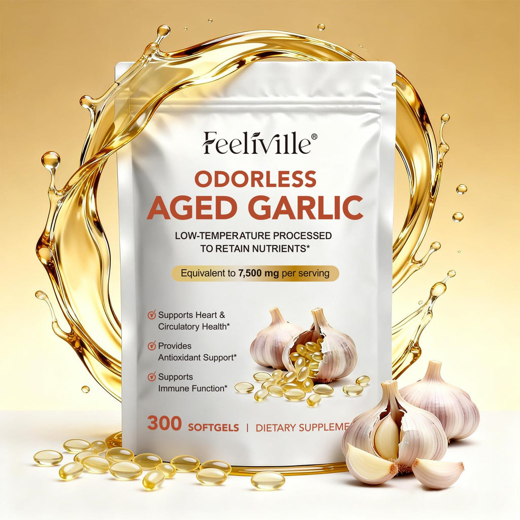 7500mg Odorless Garlic Capsules 300 Softgels W7442