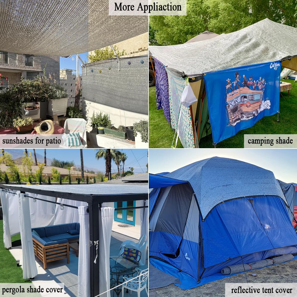 10x25 FT Aluminet Shade Cloth A5523