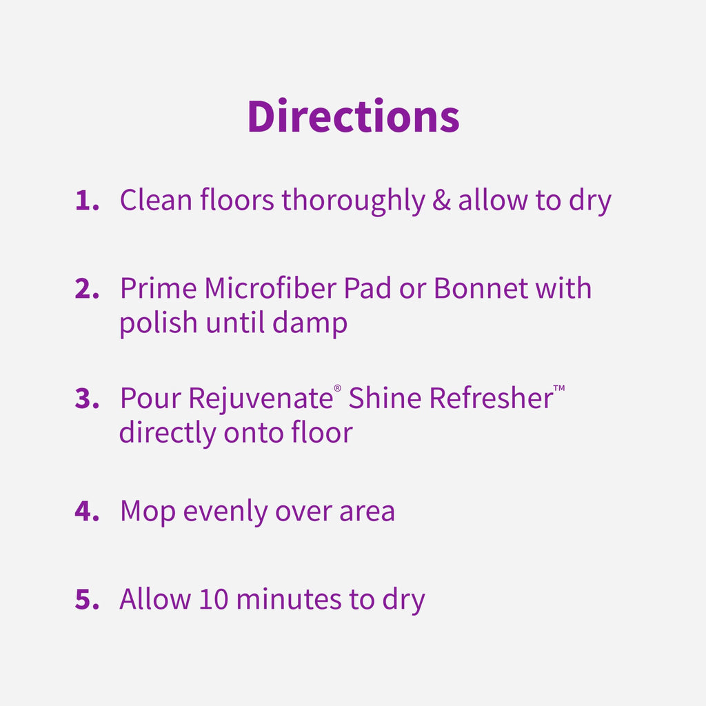 1 Gallon Floor Polish for Sealed Hardwood, Laminate, Vinyl and Tile D6452