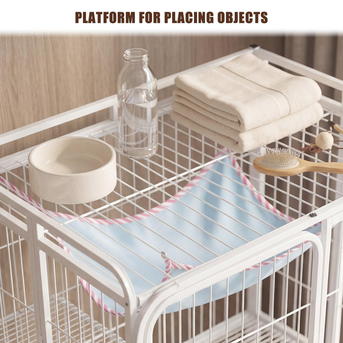 4-Tier Metal Wire Cat Playpen N53298