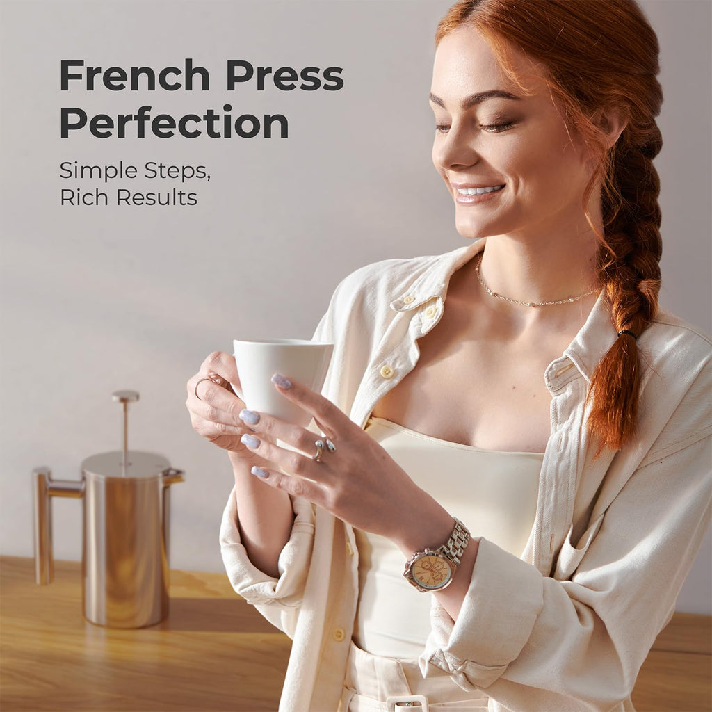 20oz Stainless Steel French Press Coffee Maker S813216
