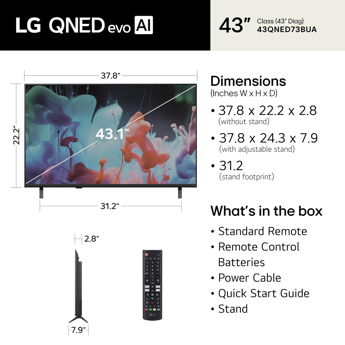 43-Inch 4K Mini LED Smart TV N279