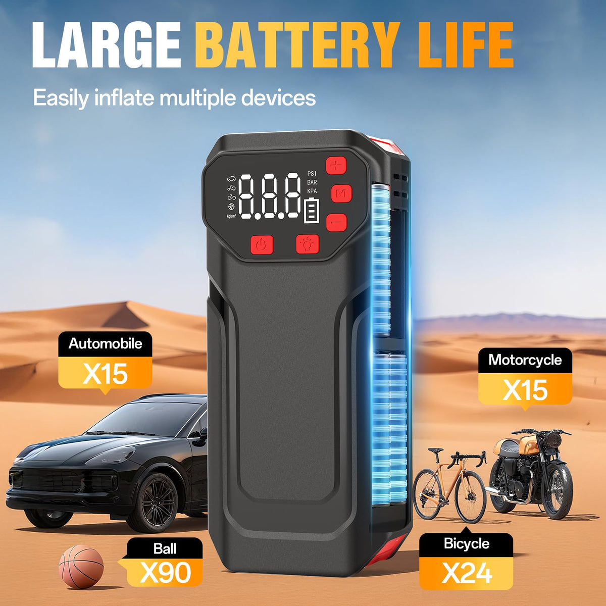 Portable Air Compressor 150PSI H2040