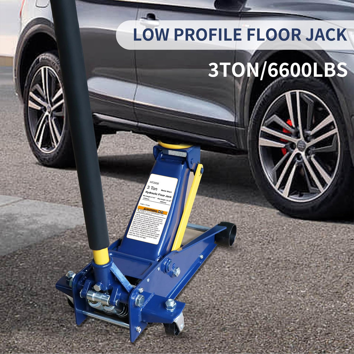 3 Ton Low Profile Hydraulic Steel Floor Jack Z31022