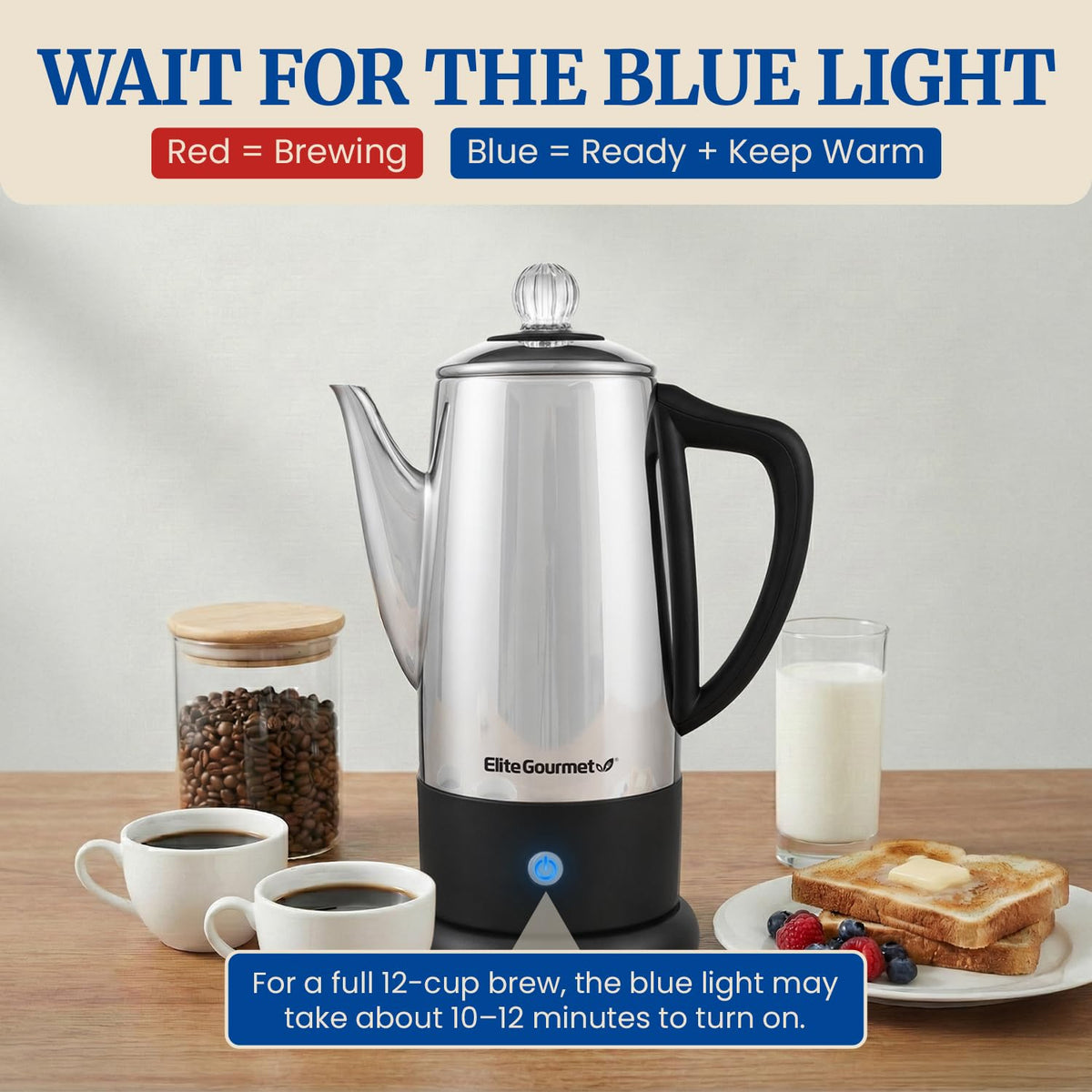 12-Cup Electric Coffee Percolator K24705