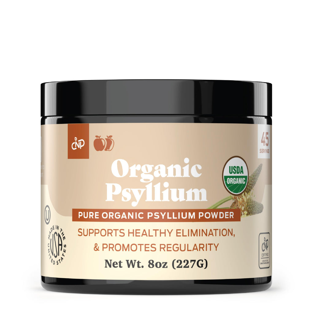 Organic Psyllium Husk Powder 10oz Unflavored Fiber Supplement S47353