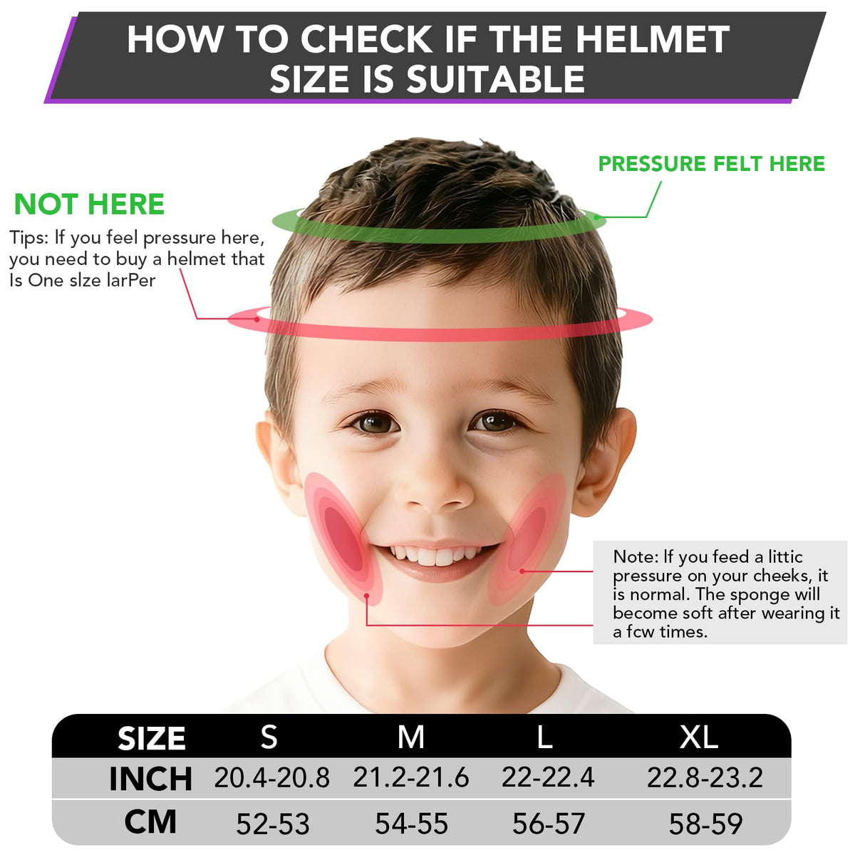 Kids Full Face Motocross Helmet 4-Pcs Set DOT Approved Purple X-Large F815
