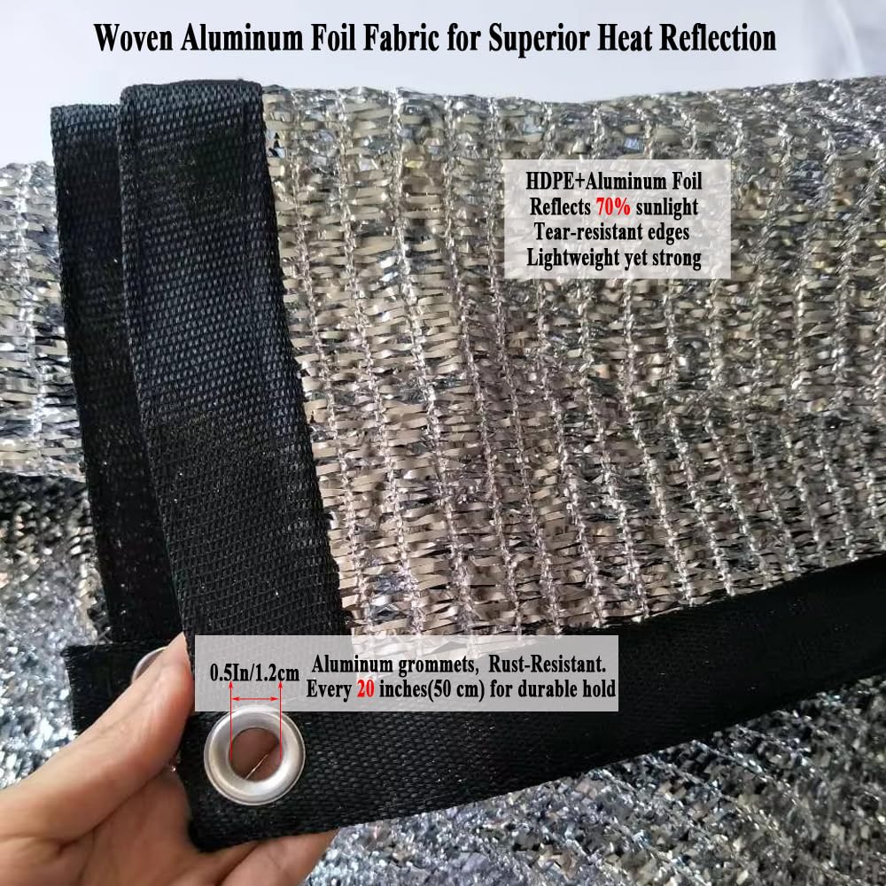 10x25 FT Aluminet Shade Cloth A5523