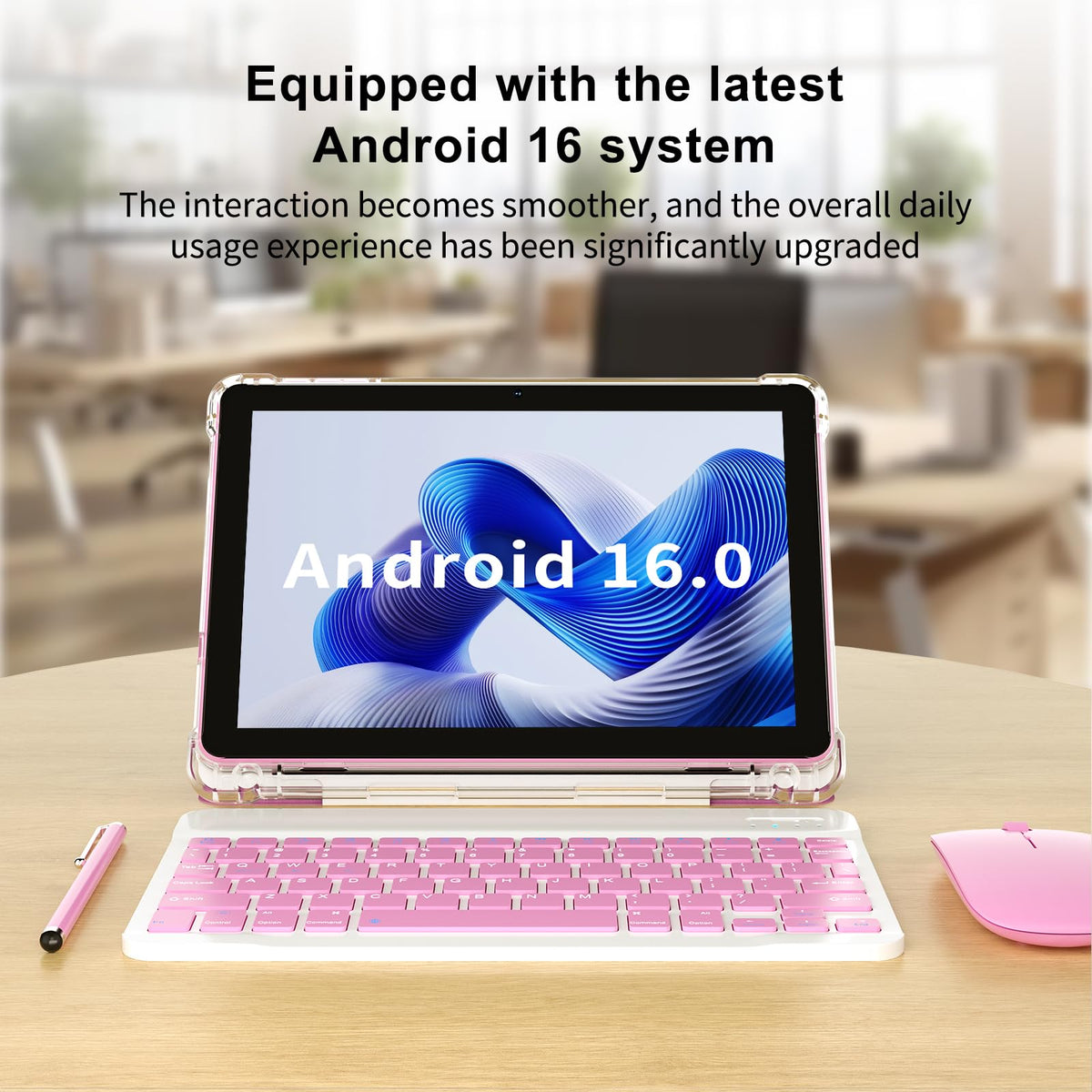Android 16 10 inch 2 in 1 Tablet with Keyboard U99045