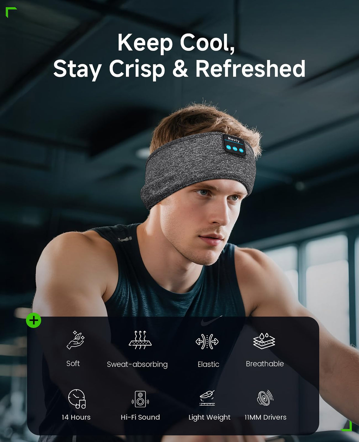 Bluetooth 5.4 Wireless Sleep Mask Headphones T206321