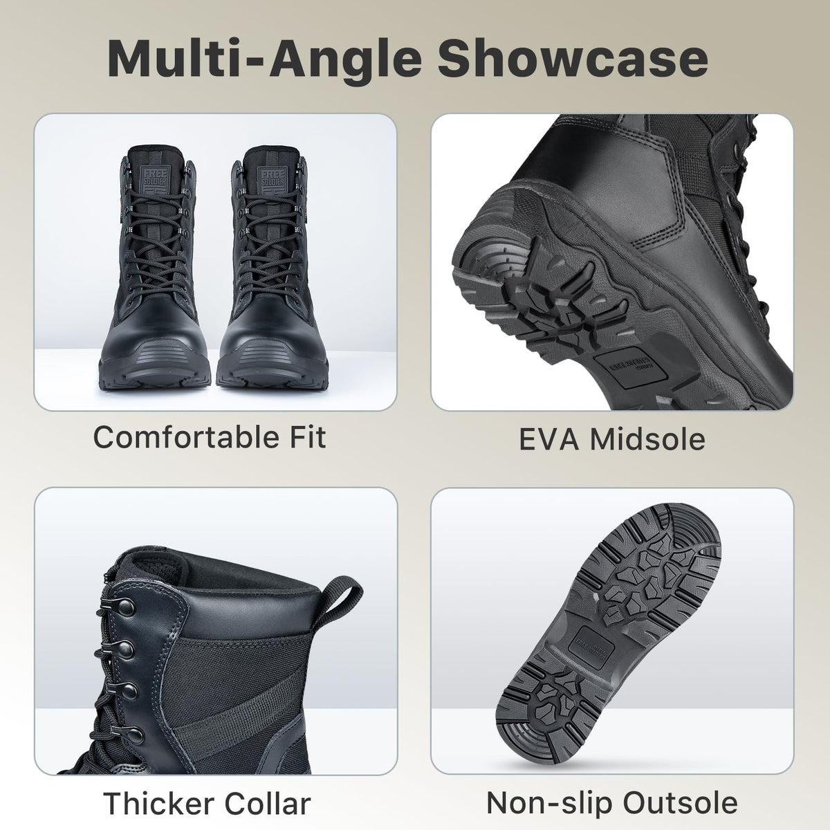 Women's 8 Inches Lightweight Tactical Boots X7245