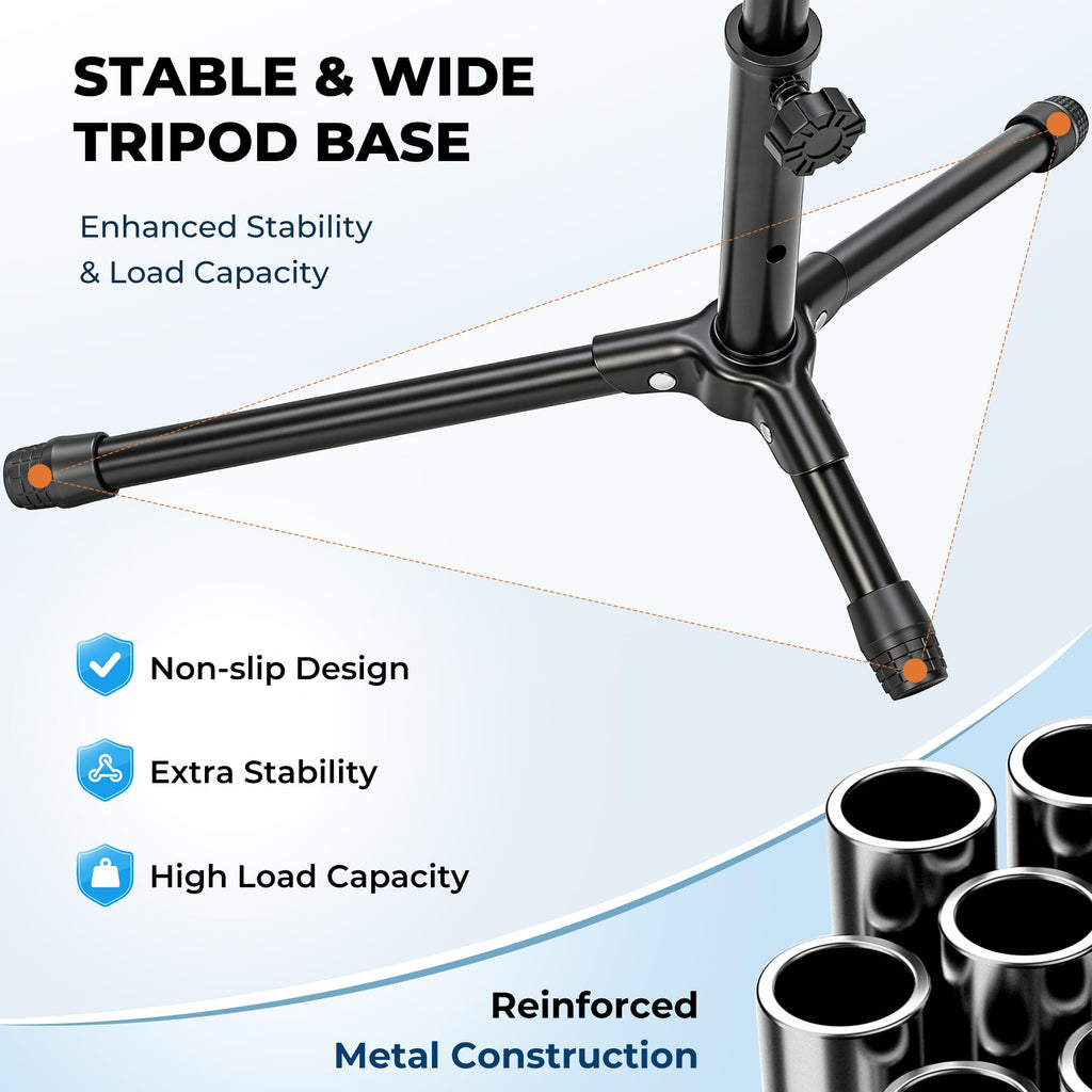 Adjustable Folding Metal Guitar Stand A97914