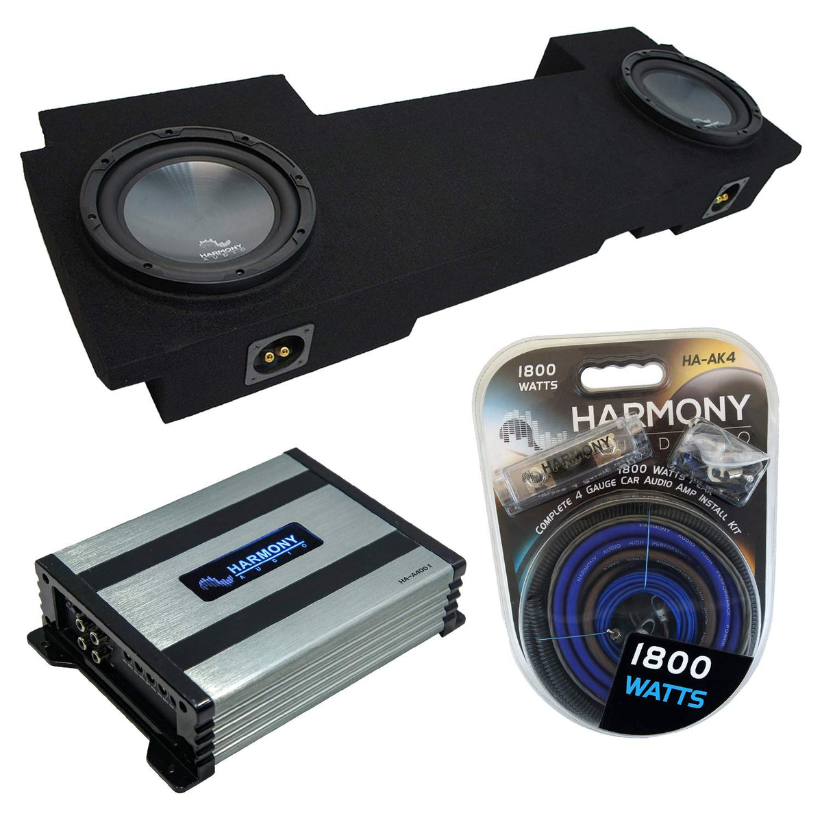 12" Subwoofer Sub Box Amp Bundle S40926