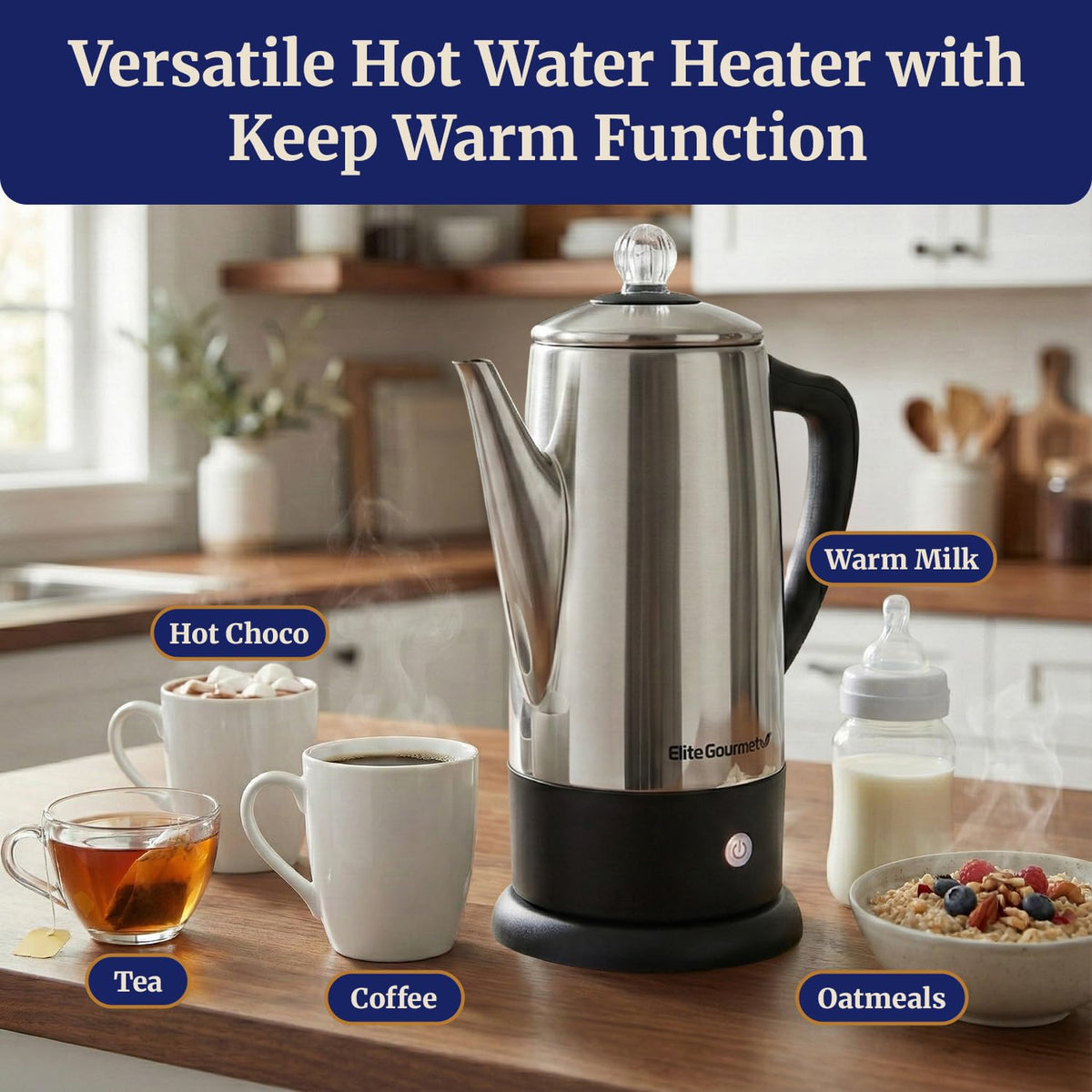 12-Cup Electric Coffee Percolator K24705