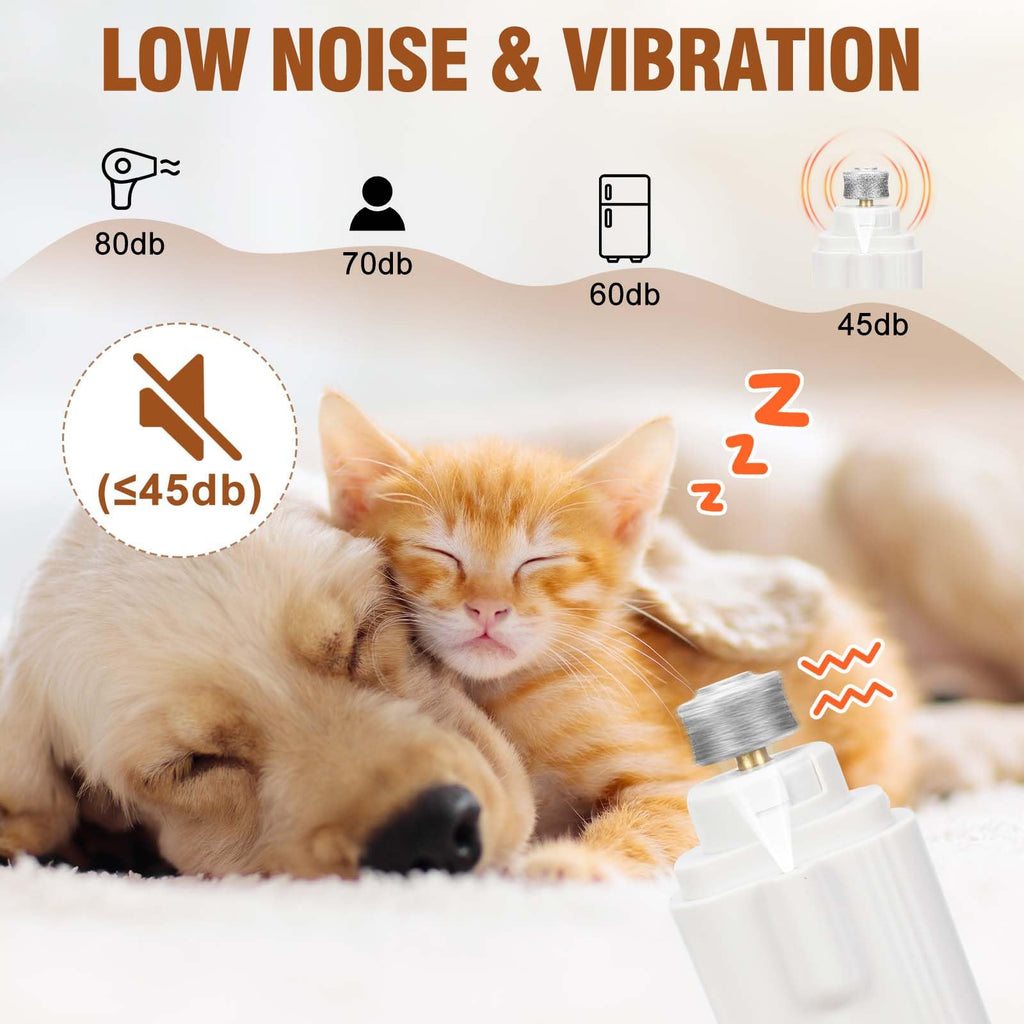 2-in-1 Dog Nail Grinder & Clippers with Light W4892