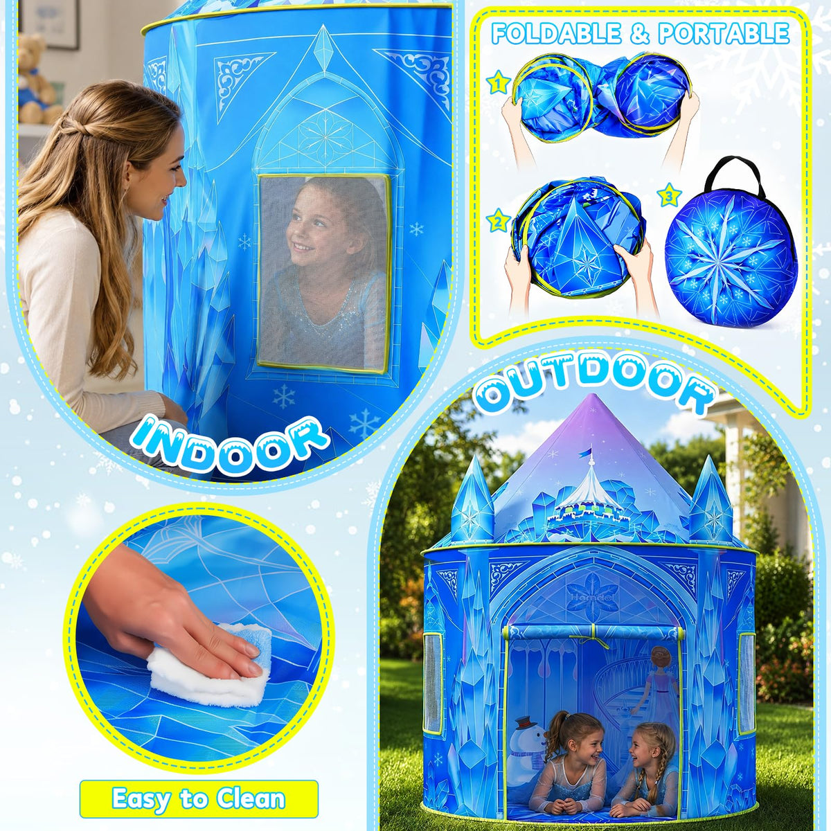Princess Play Tent with Carry Bag I7746