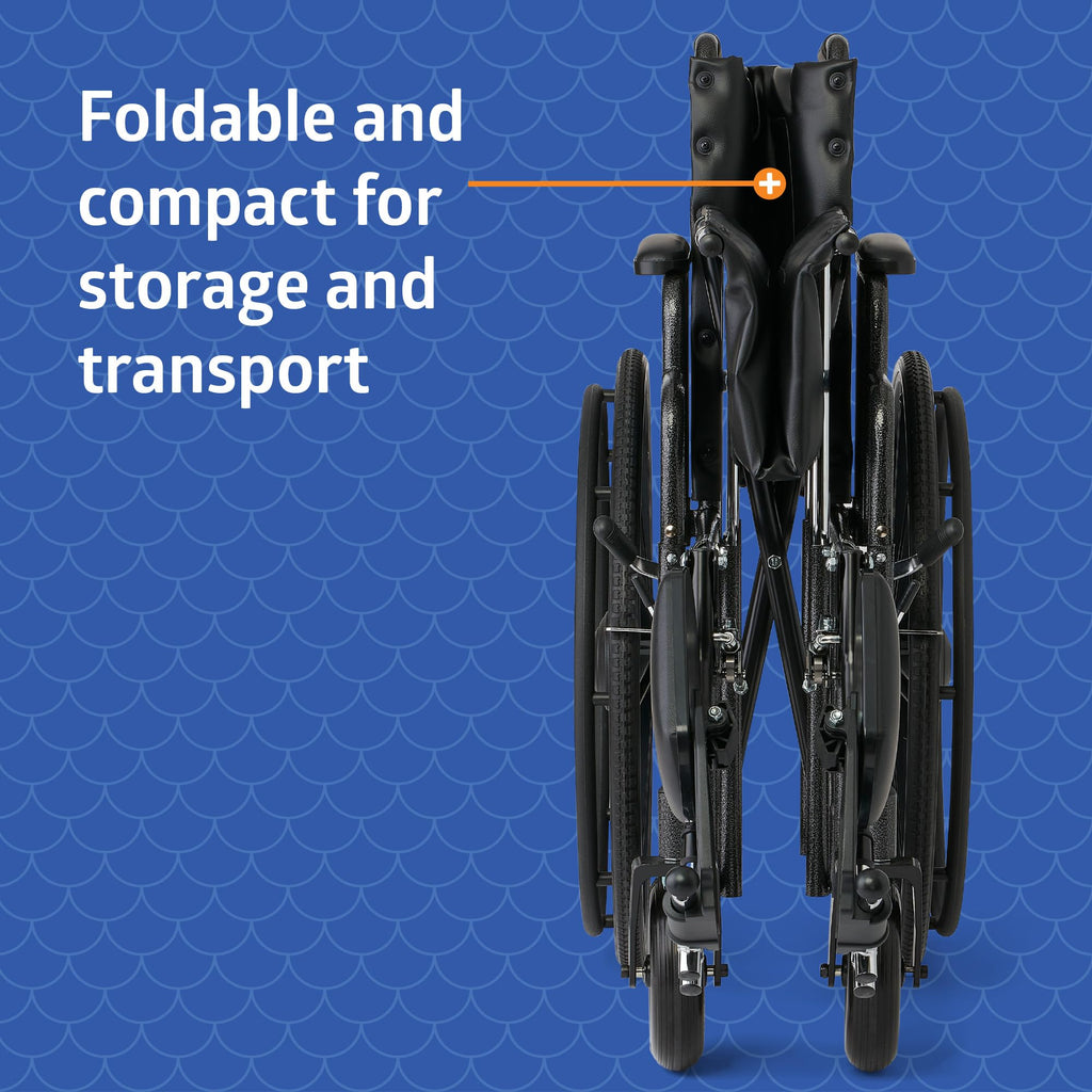 Extra-Wide Bariatric Wheelchair with 22" Wide Seat Z963
