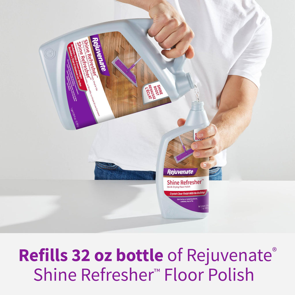 1 Gallon Floor Polish for Sealed Hardwood, Laminate, Vinyl and Tile D6452