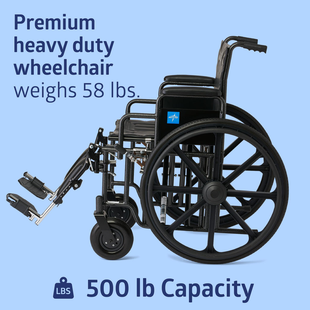 Extra-Wide Bariatric Wheelchair with 22" Wide Seat Z963