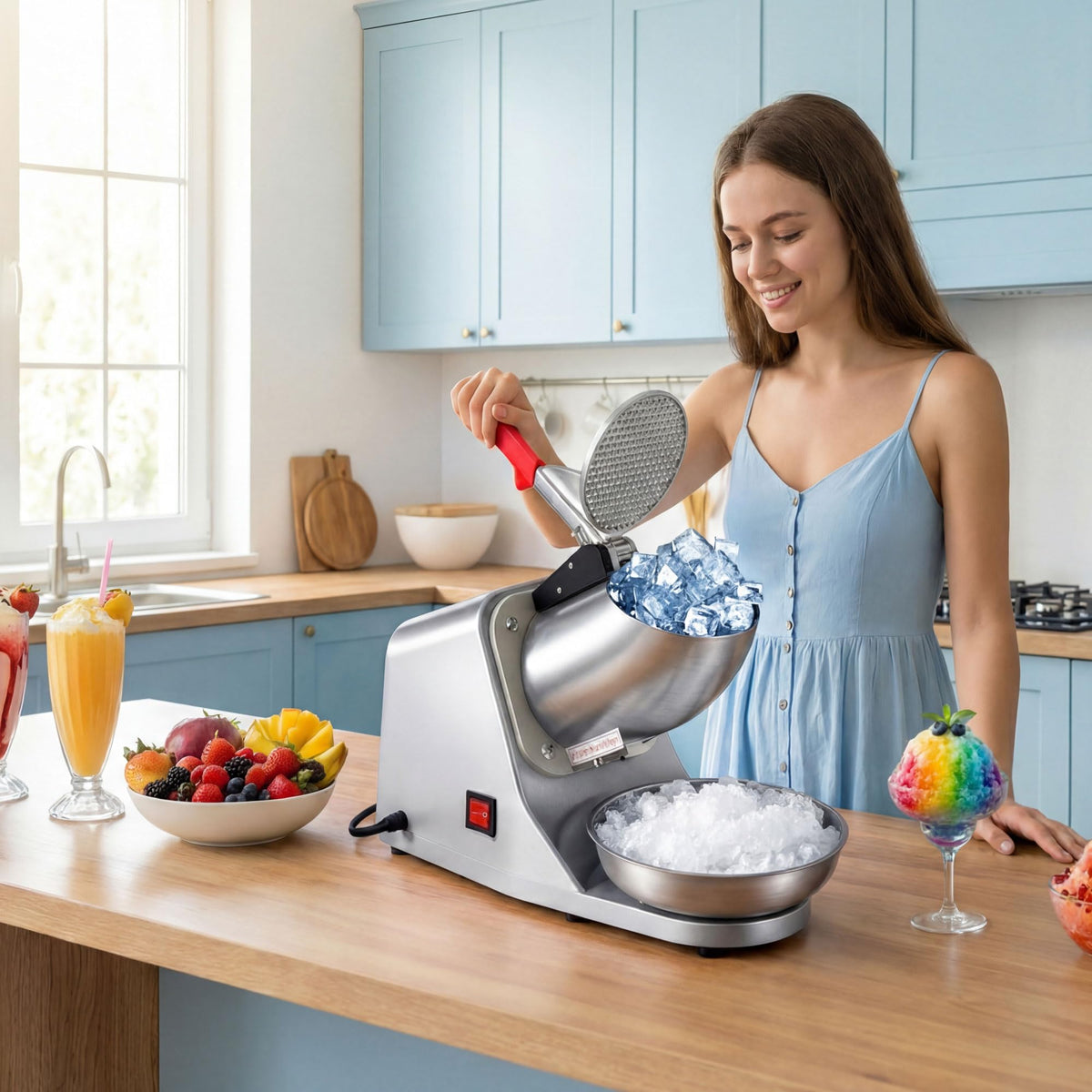 Electric Ice Crusher Shaved Ice Machine L3814
