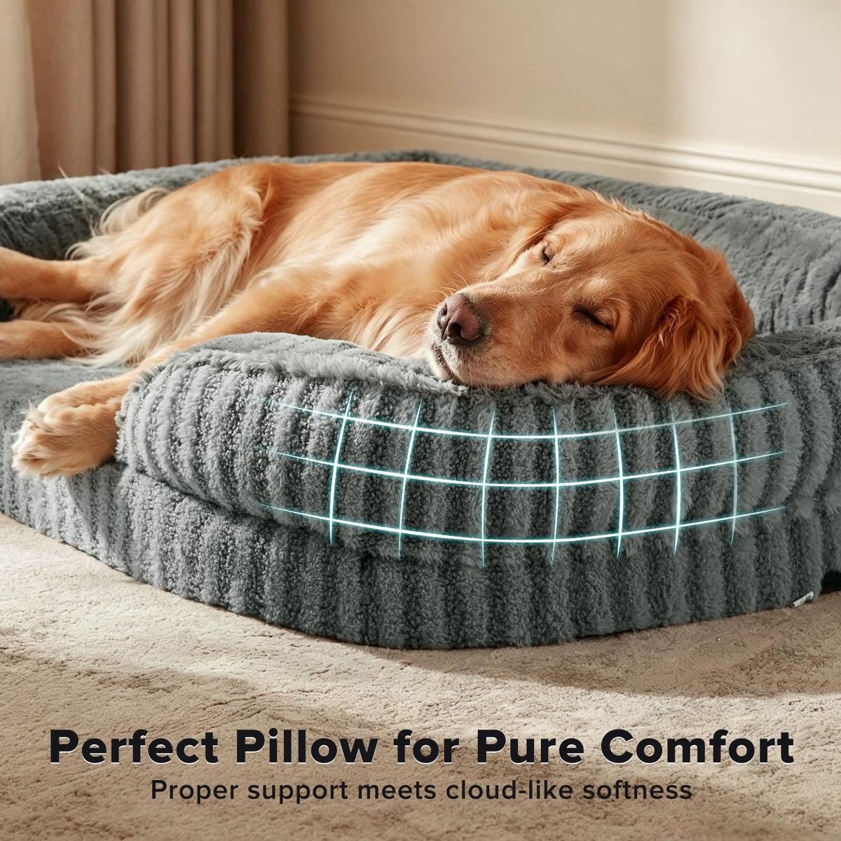 Washable 42" Orthopedic Dog Bed A56810