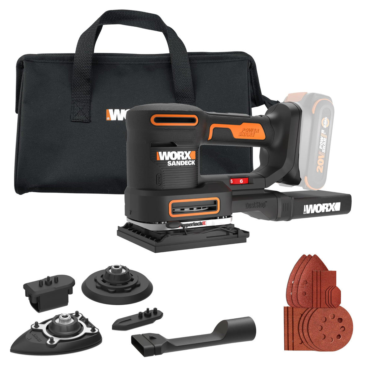 Cordless Multi Sander 20V 5-in-1 G634